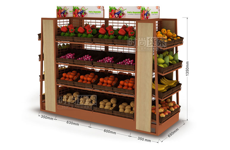超市果蔬貨架
