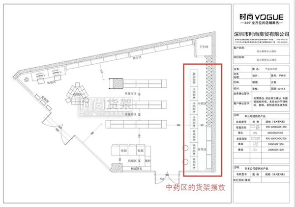 藥店平面設(shè)計圖